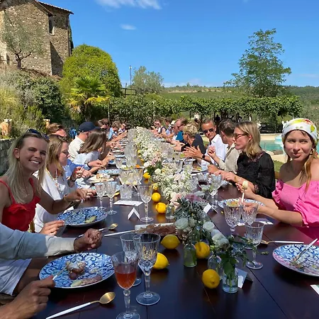 Rignana Chianti Estate, Pool, Tennis,cook Farm stay *